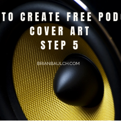 How to Create Free Podcast Cover Art - Step 5