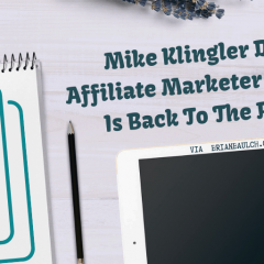 Mike Klingler Digital Affiliate Marketer Maverick Is Back To The Future